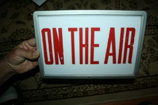 Fighting Illini University Of Illinois Vintage Radio Station On Air Sign