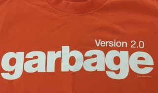 Garbage Version 2.  0 Vintage Band Shirt Size Large Merch