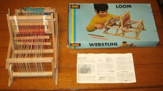 Vintage Brio Weaving Loom 31887 And Instructions