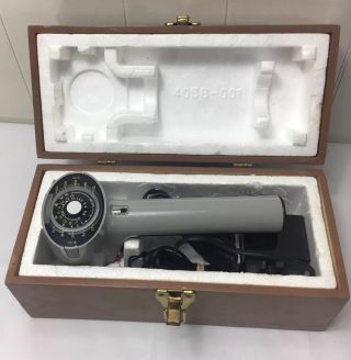 Vintage Honeywell Strobonar High Performance Auto 780 Flash Handle W/ Wood Case