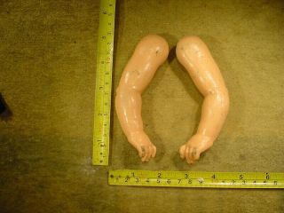 2 X Vintage Composition Doll Arm Size 5 " Matching Pair Age 1920 Altered Art 11