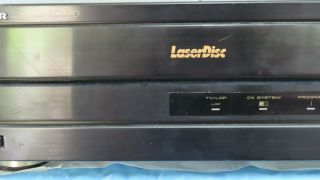 Black Pioneer Laser Disc Player LD - 870 3