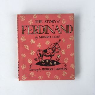 Ferdinand By Munro Leaf,  Robert Lawson First Edition 12th Printing Hardcover