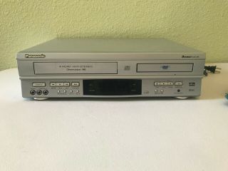 Panasonic Double Feature Vhs Vcr Dvd Combo Player Pv - D4752 Home Theater