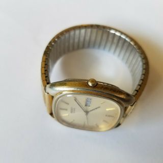 Seiko 7813 5019 Gold tone,  vintage mens wristwatch 2