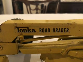 VINTAGE 1970 ' S TONKA ALL METAL MIGHTY TONKA ROAD GRADER 18 