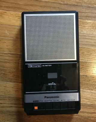 Vintage Panasonic Rq - 2735 Slimline Portable Audio Cassette Recorder/player Euc