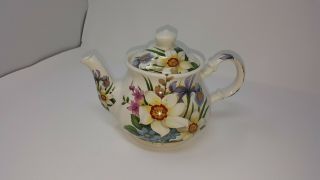Lovely Vintage Floral Sadler Teapot Made In England
