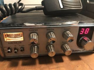Vintage Boman Cb - 950 40 Channel Mobile Cb Radio With Microphone