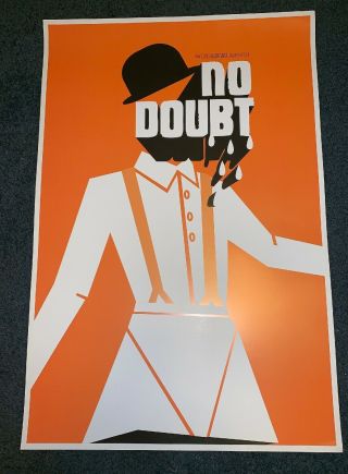 Vintage No Doubt Concert Poster 2009 Atlantic City May 2 Art 24” X 16”