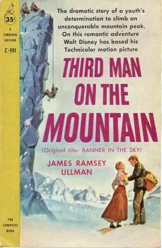 Third Man On The Mountain Pb By James Ramsey Ullman 1954 Pocket Books C - 391