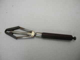 Vintage K & D No 310 Watchmakers Hand Puller Remover Wood Handle Watch Tool