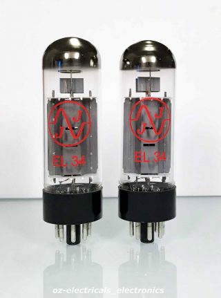 Factory Matched Pair - Jj Electronics El34 / 6ca7 Vacuum Tube