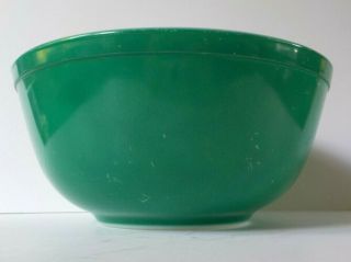 Pyrex Primary Green 403 Milk Glass Mixing Bowl Vintage Kitchen Glassware