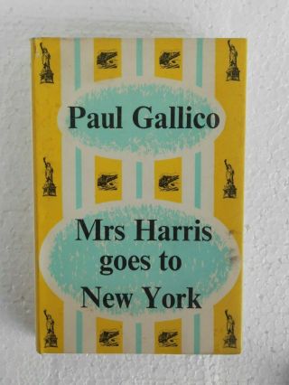Mrs Harris Goes To York By Paul Gallico (hb 1960) 1st Edition