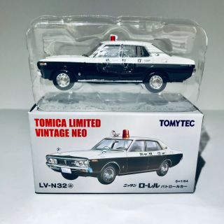 [tomica Limited Vintage Neo Lv - N32a S=1/64] Nissan Laurel Patrol Car Police Car