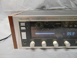 vintage Realistic STA - 2280 Digital Synthesized AM/FM Stereo receiver Japan 2