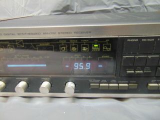 vintage Realistic STA - 2280 Digital Synthesized AM/FM Stereo receiver Japan 3