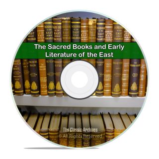 The Sacred Books And Early Literature Of The East,  All 14 Books On Cd H64