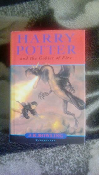 J K Rowling -,  Rare Mistake 1st Edition Harry Potter And The Goblet Of Fire