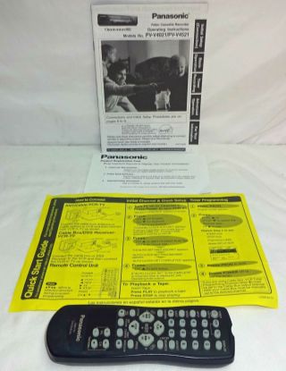 Panasonic PV - V4021 Omnivision 4 - Head VHS VCR Player Recorder 8