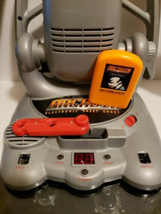 Vintage ARCADIA Duck HUNTER Toy GAME SYSTEM GUN Toymax Electronic Skeet Shoot 2