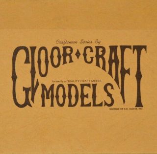 Gloor Craft 6020 Lumber Company Vintage Wooden Model Kit
