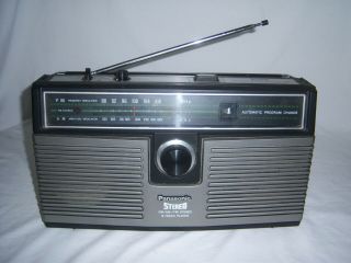 Vintage Panasonic Am Fm Stereo 8 Track Player Radio Model Rs - 836s