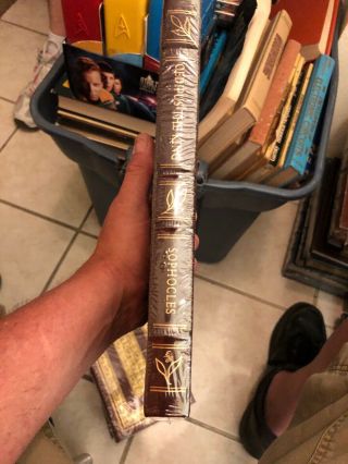 Oedipus The King By Sophocles - Easton Press Leather 100 Greatest Books Ever