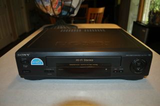 Sony Slv - 679hf Video Cassette Recorder Hi Fi Stereo Vcr &