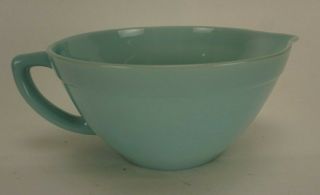 Vintage Fire King Ware Jadeite Mixing Bowl With Handle