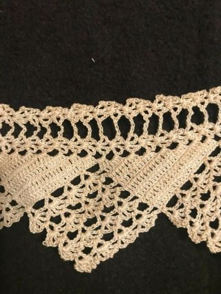 Vintage Cotton Crochet Yarn Thread Finished Work 4 1/2 Yards
