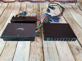 Vintage Car Stereo Alpine Eq And Amps