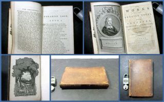 1779 1st Milton Paradise Lost Samuel Johnson Ed.  Thick: 250,  P Illus 