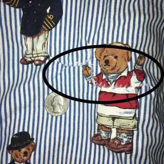 Vtg Ralph Lauren Twin Comforter POLO Teddy Bear 5