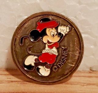 Vintage Disney " Mickey Mouse " Divot Tool & Ball Marker
