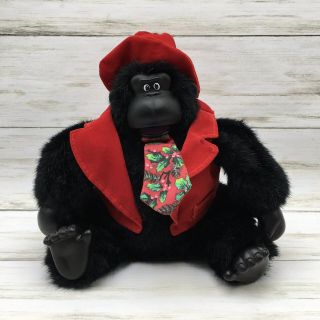 Vintage Animated Singing Gorilla Christmas Bad To The Bone Plush