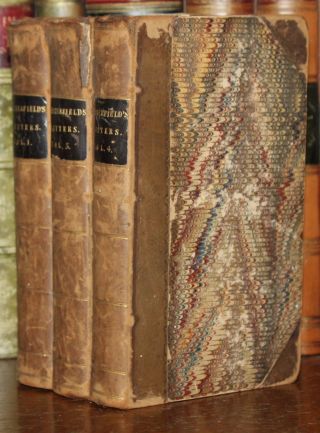 1775 Letters Written By Stanhope Earl Of Chesterfield Early Edition 3 Vols Of 4