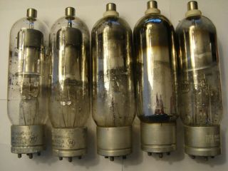 Four 872a Tubes,  By Rca And Westinghouse