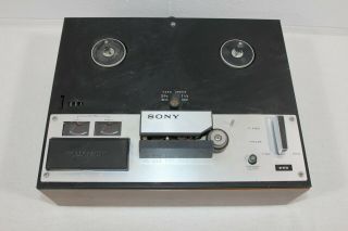 Vintage Sony Reel To Reel Tape Player Tc - 250a Parts/repair/restore Powers On