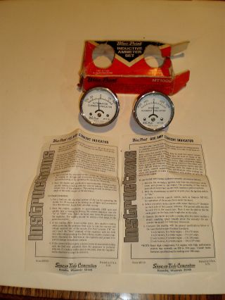 Vintage Blue Point Inductive Ammeter Set,  Alternator & Starter Mt1009 Snap On