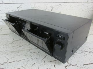 Jvc Double Dual Cassette Deck Player Recorder Hi Speed Synchro Dubbing Td W201