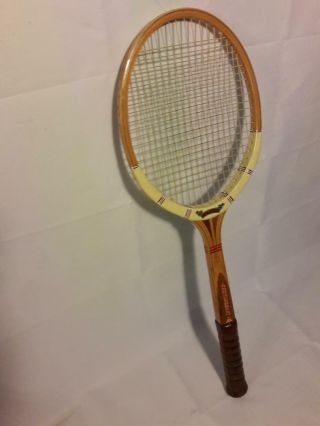 Dunlop Maxply Fort Vintage Wooden Tennis Raquet Made In England 4 1/4