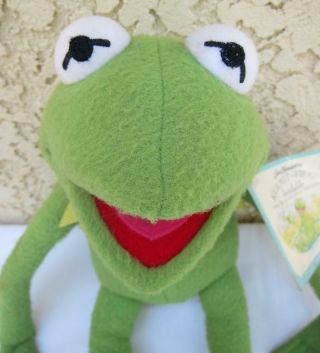 Vintage 1970s Eden 19” Jim Henson Kermit the Frog Muppets Bendable Plush w/ Tag 2