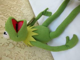 Vintage 1970s Eden 19” Jim Henson Kermit the Frog Muppets Bendable Plush w/ Tag 7