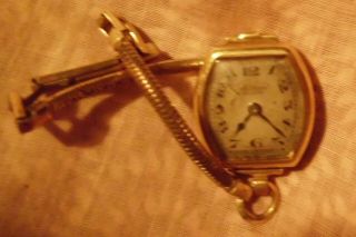 Womens Vintage J.  W.  Benson G.  F.  Wristwatch London - Parts