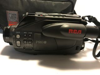 RCA PRO8 6 - 48mm AutoFocus Camcorder Camera Video Vintage W/ Charger Accessories 3