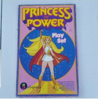 Vintage Princess Of Power Play Set Colorforms