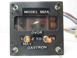 Vintage - Davtron Model 902a,  Dvor Digital Vor Indicator,  With Install Diagram
