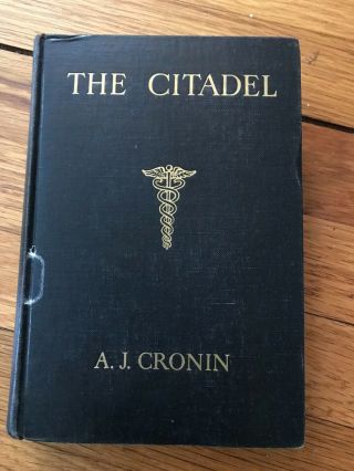 The Citadel By A.  J.  Cronin 1938 Vintage